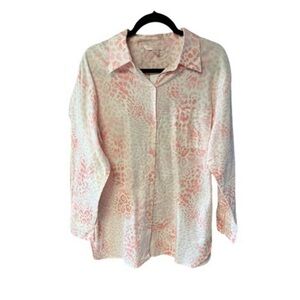 Victoria’s Secret Animal Print Long Sleeve Sleep Shirt NWOT